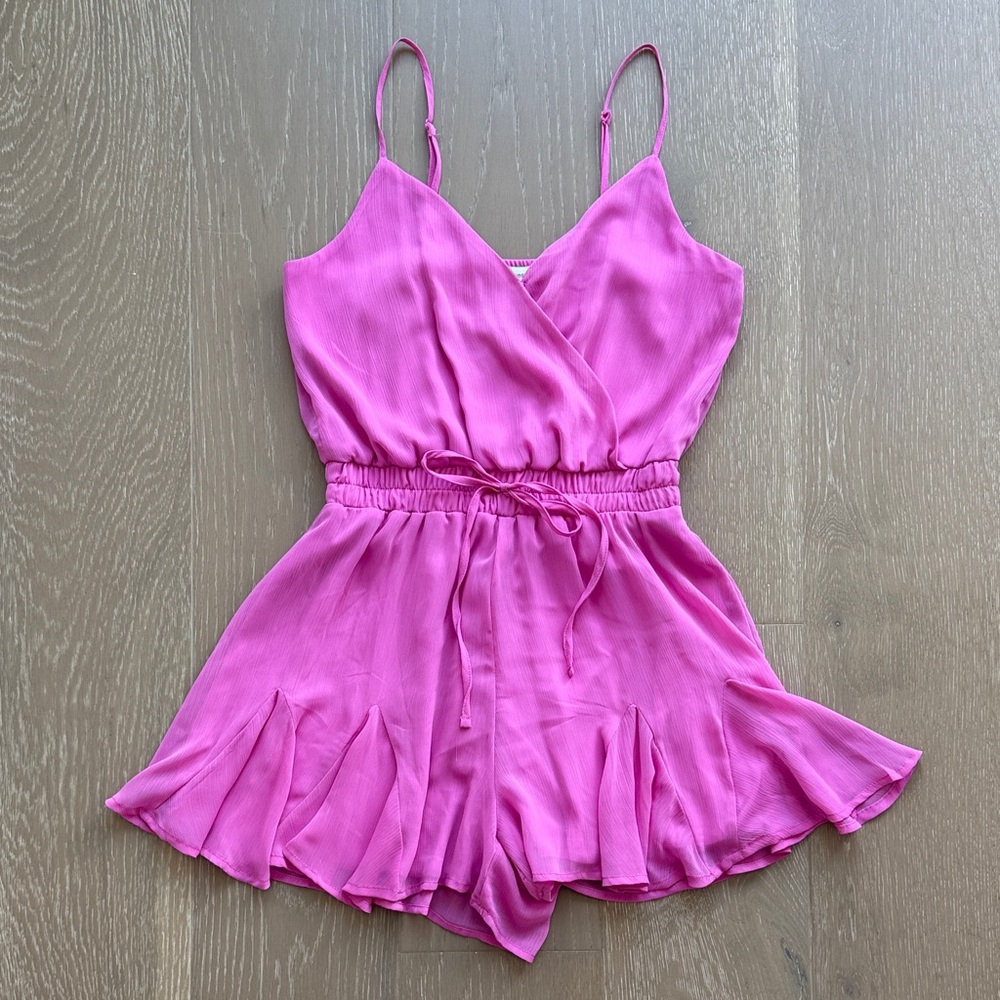 Bubblegum Pink Sleeveless Romper